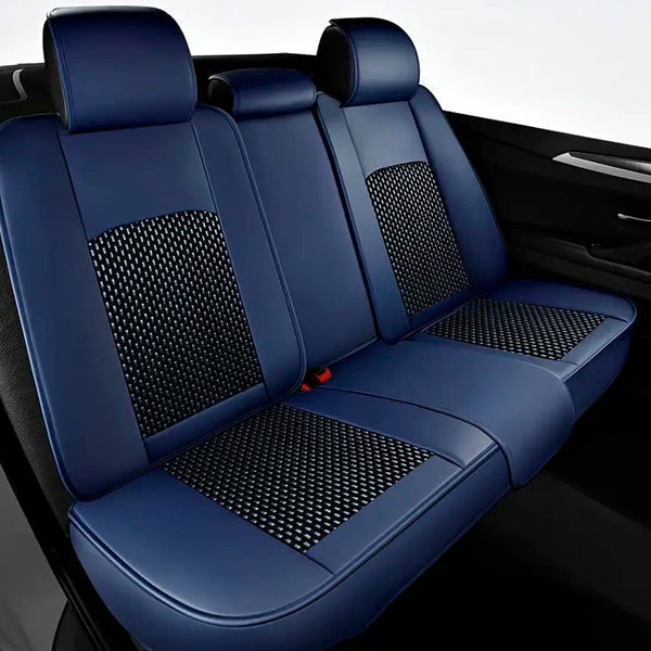 (SÓ HOJE🔥) Kit Capa Banco de Carro Completo em Couro Legítimo Italian + BRINDE: Kit Tapete Completo